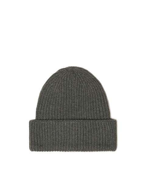 FEDELI ribbed cashmere beanie hat