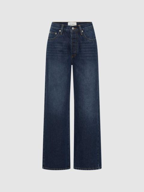 ST. AGNI Classic Mid Rise Jeans - Dark Indigo