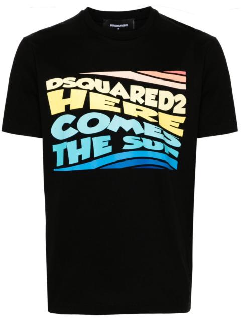DSQUARED2 logo-print cotton T-shirt