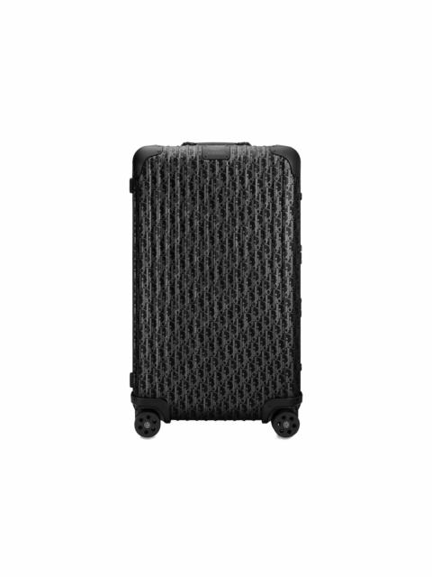 Dior Dior x RIMOWA 4-Wheel Large Suitcase Aluminium Dior Oblique Black
