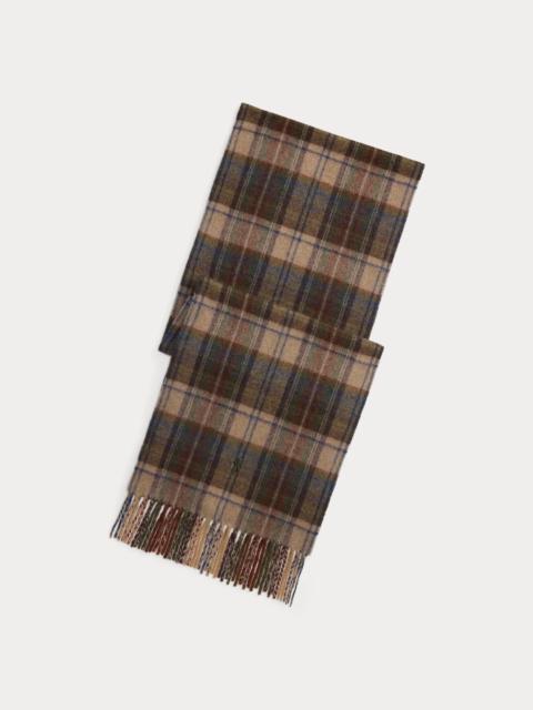 Polo Ralph Lauren Plaid Wool-Cashmere Scarf