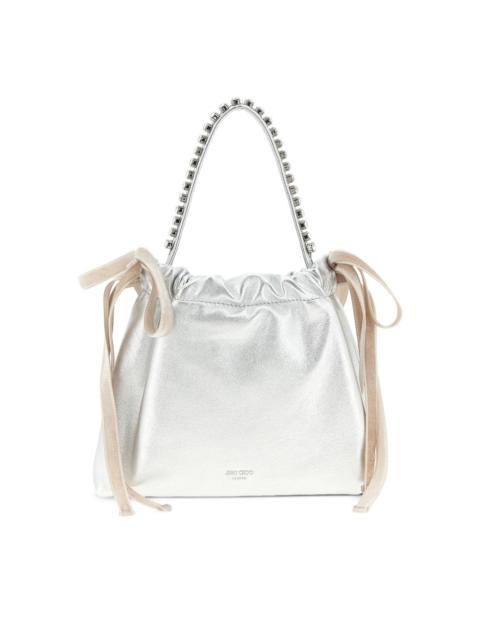 drawstring mini tote bag