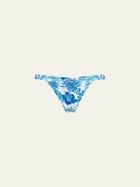 Vilebrequin Tahiti Flowers Jersey Bikini Bottoms