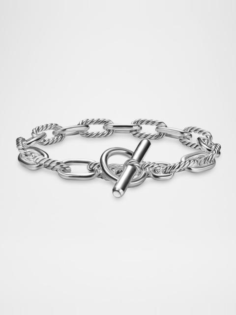 DAVID YURMAN 8.5mm DY Madison Toggle Bracelet in Silver