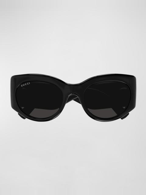GUCCI GG Plastic Round Sunglasses