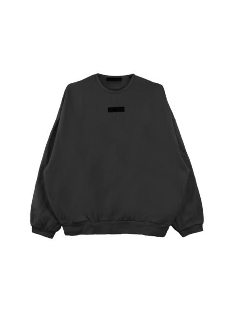 logo-patch cotton-blend sweatshirt