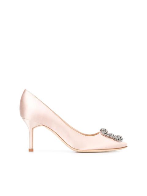 Hangisi satin pumps