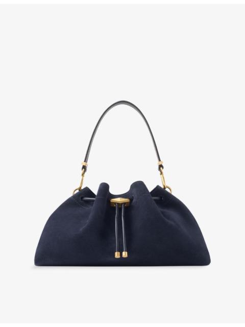 JIMMY CHOO Cinch Medium Suede Handbag