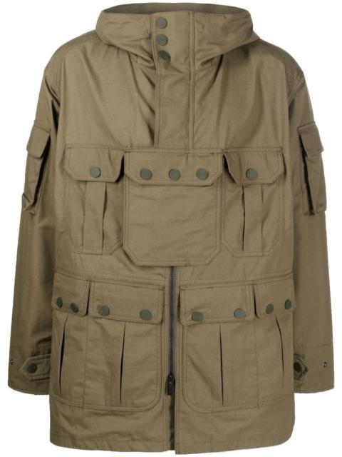 White Mountaineering 멀티 포켓 군 재킷