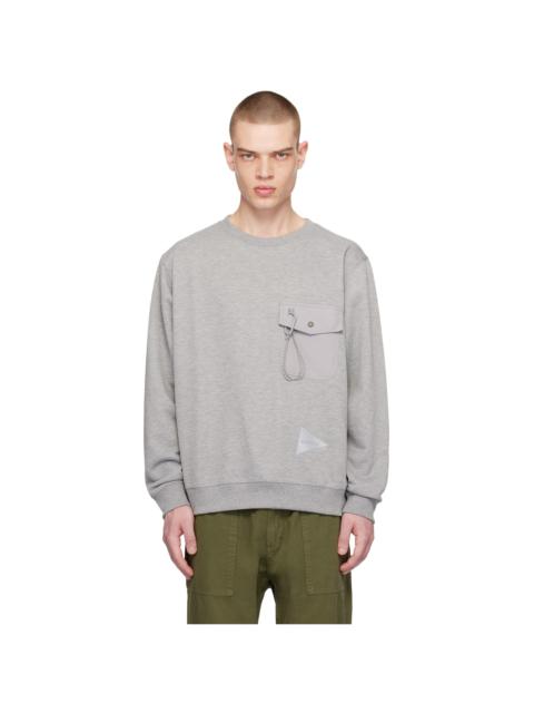 and Wander Gray Gramicci Edition Sweatshirt