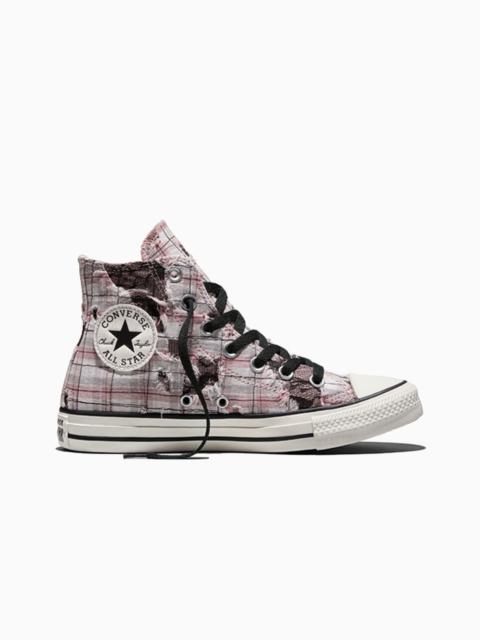 Converse Chuck Taylor All Star Distressed Plaid Lace