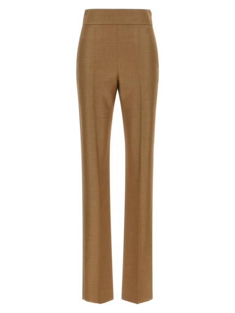 Valentino Valentino Garavani Textured Silk Wool Pants