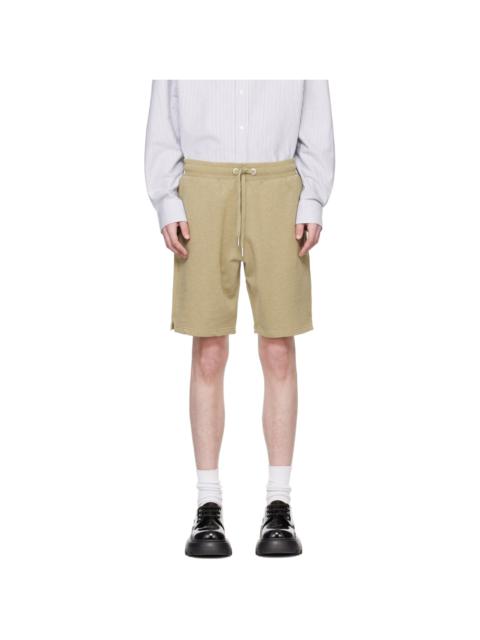 AMI Paris Green Vented Shorts