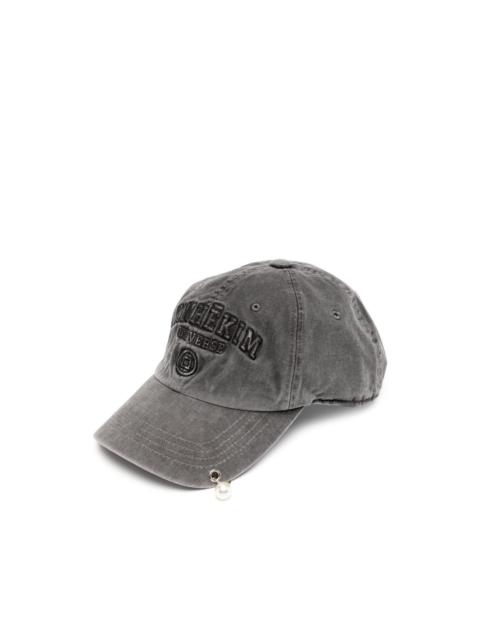 KIMHĒKIM pearl pierced baseball cap