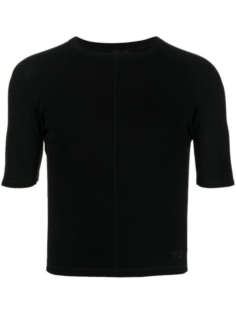 Y-3 crew-neck organic cotton T-shirt