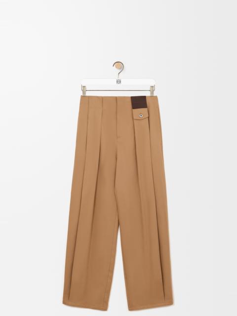 Loewe Adjusted fit trousers in cotton