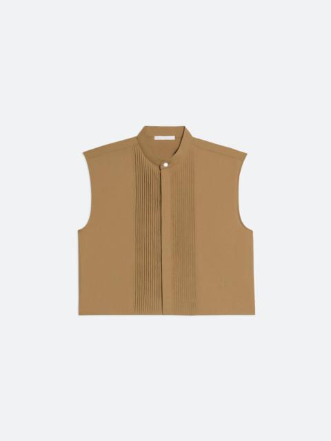 Helmut Lang SLEEVELESS TUXEDO SHIRT