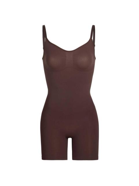 SKIMS Women's Seamless Sculpt Mid Thigh Bodysuit - Cocoa