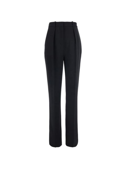ELISABETTA FRANCHI pleated straight-leg trousers