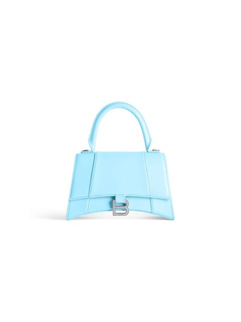 BALENCIAGA Women's Hourglass Small Handbag Box in Blue