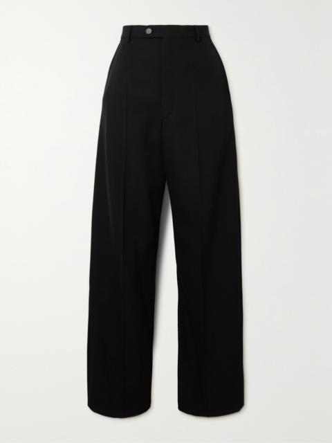 BALENCIAGA 넓은 다리 모직 바지