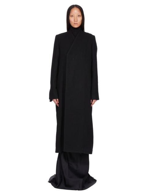 Rick Owens overlap-seam wool coat