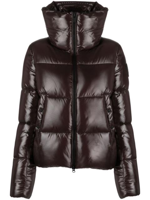 Save The Duck logo-patch padded puffer jacket
