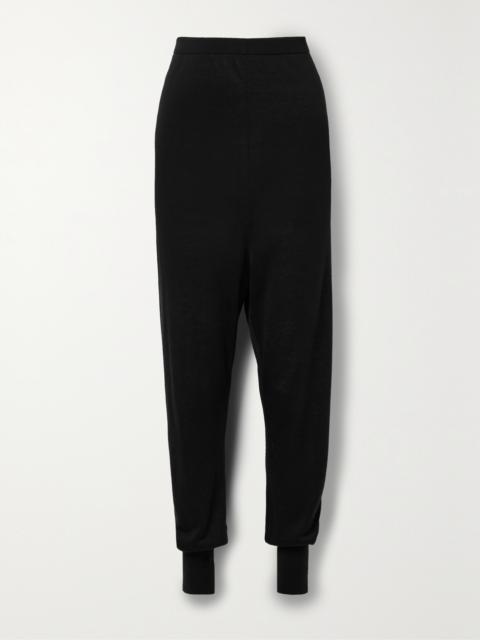 The Row Dalbero Tapered Linen And Silk-blend Pants