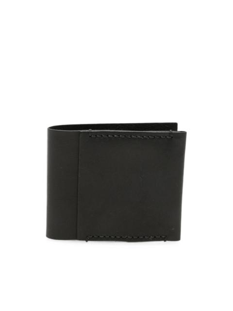 Werkstatt München silver-clip leather card case