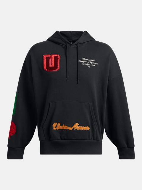 Under Armour Men's UA Icon Heavyweight Terry Armour U Oversized Hoodie
