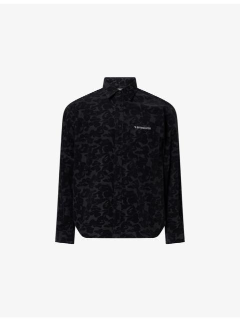 A BATHING APE® Camouflage Corduroy Cotton Shirt