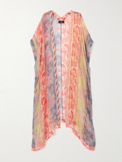 Etro Printed Crepon Coverup