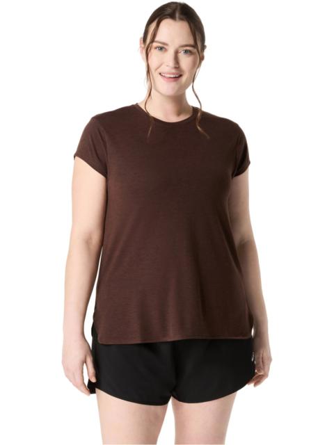 Asics WOMEN'S HEATHER CREWNECK TOP