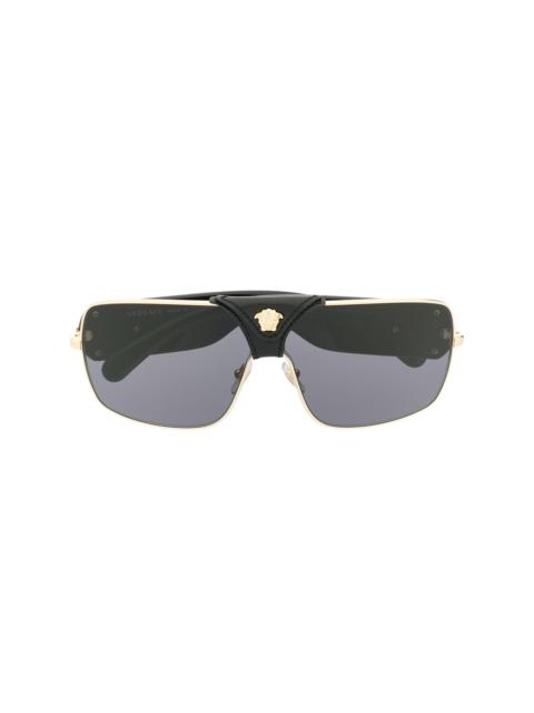 VERSACE squared Baroque sunglasses