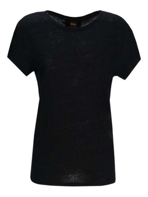 BOSS linen T-shirt