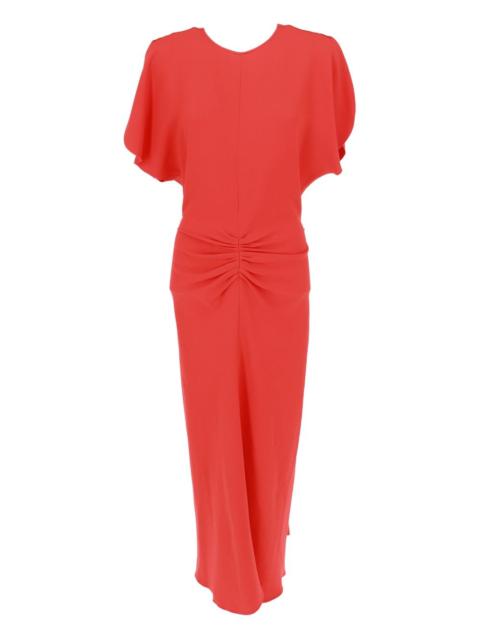 Victoria Beckham Bela gathered-waist midi dress