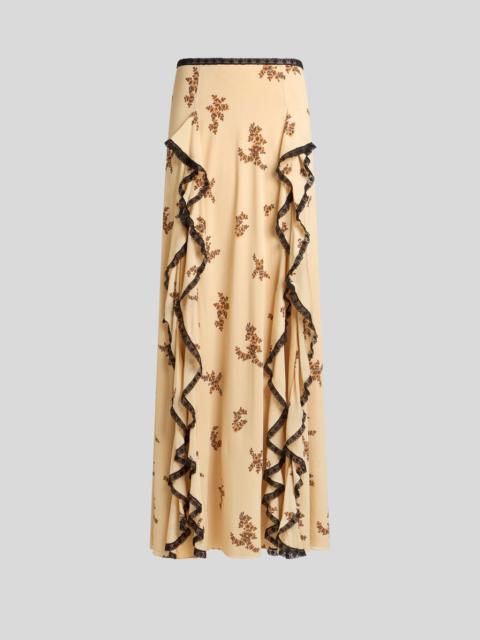 Etro MAXI SKIRT WITH FLORAL PRINT