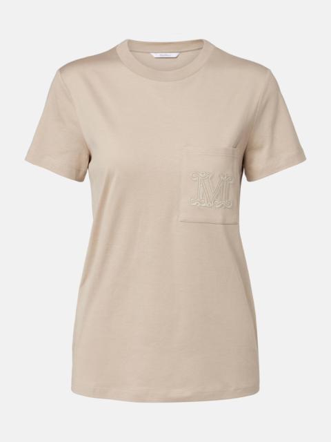 Max Mara Embroidered cotton top