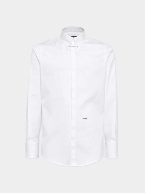 DSQUARED2 EASY SLIM PIN COLLAR SHIRT