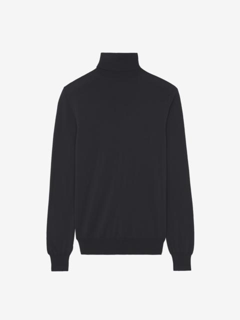 The Frankie Shop Eve Thin Turtleneck Sweater - Dark Grey Melange