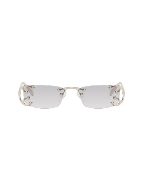 Prada Silver PR C57S Sunglasses