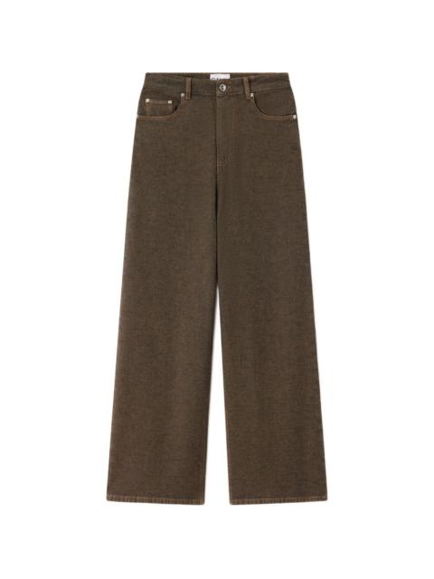 GANNI Lari jeans in Neppy denim