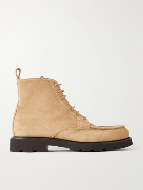 Canali Suede Lace-Up Boots