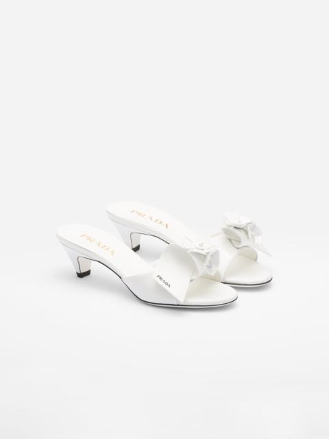 Prada Brushed leather sandals