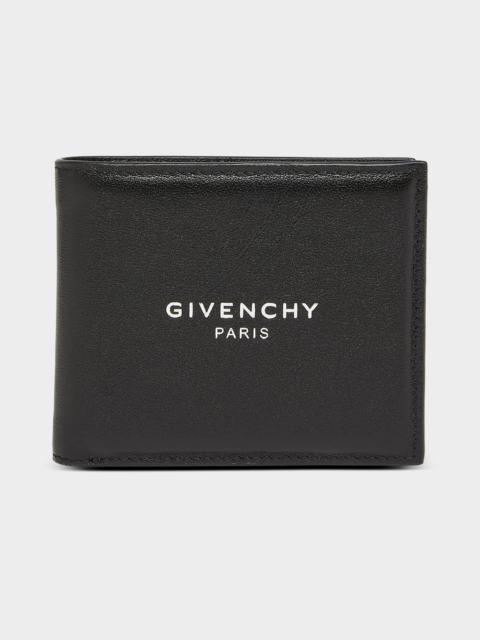 Givenchy Men's Leather Logo Bifold Wallet