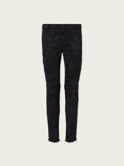 ALLSAINTS DURAN SKINNY BLACK CAMO CARGO JEANS