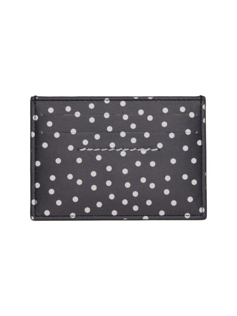 MM6 Maison Margiela Black & White Numeric Card Holder