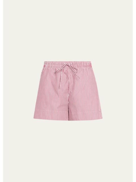 House of Dagmar Striped Cotton Boxer Shorts