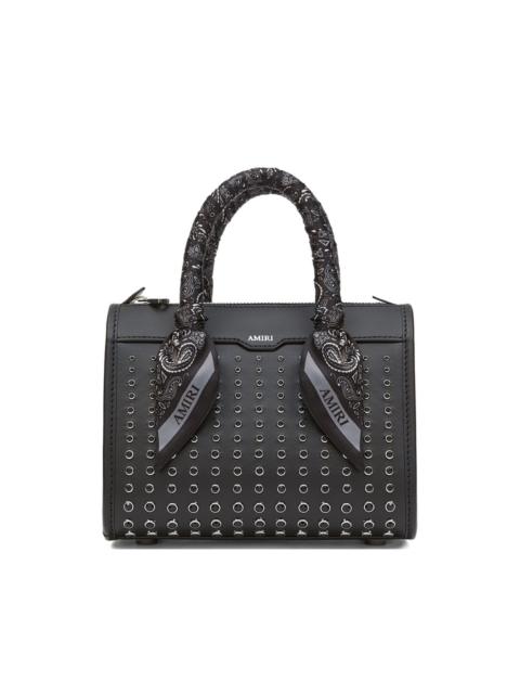 AMIRI stud micro triangle satchel bag