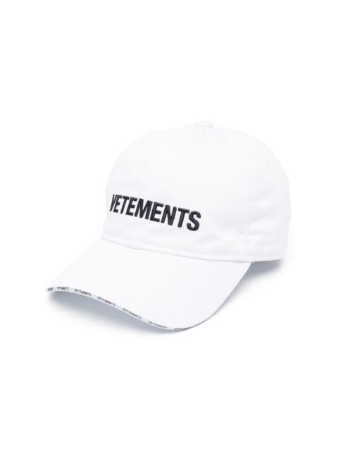 VETEMENTS embroidered-logo baseball cap